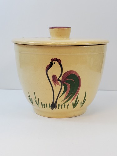 Vintage watt pottery rooster - pottery,