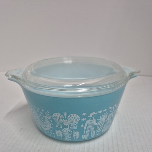 Pyrex 473 turquoise qt - 473, 1