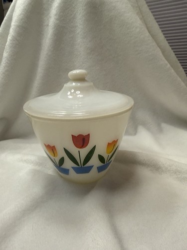 Vintage milk glass - vintage, fire-king